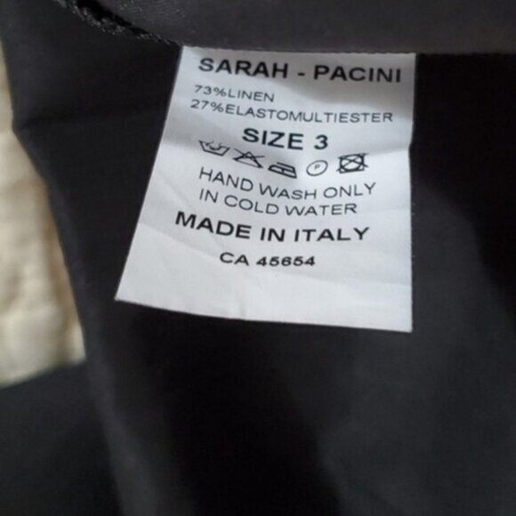 SARAH PACINI *Sophie* Linen Pants- Brand New - Picture 13 of 16
